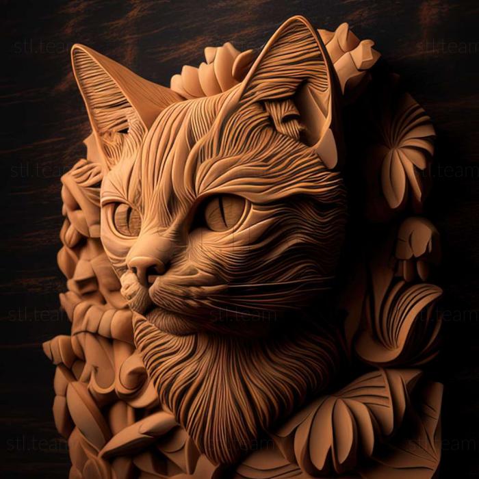 3D model Minskin cat (STL)